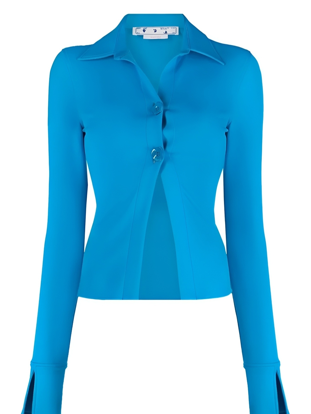 OFF-WHITE Blue Sleek Shirt Size 38 NWT